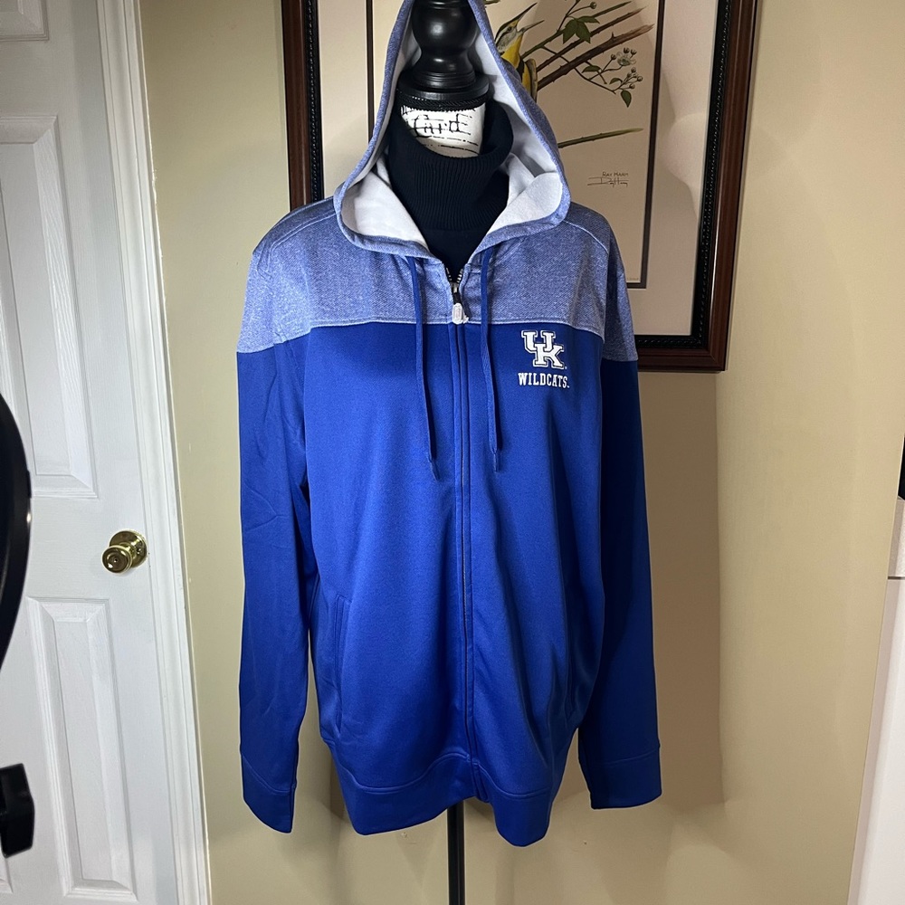 New with Tags University of Kentucky Licensed Zip Jacket Hoodie Size Large